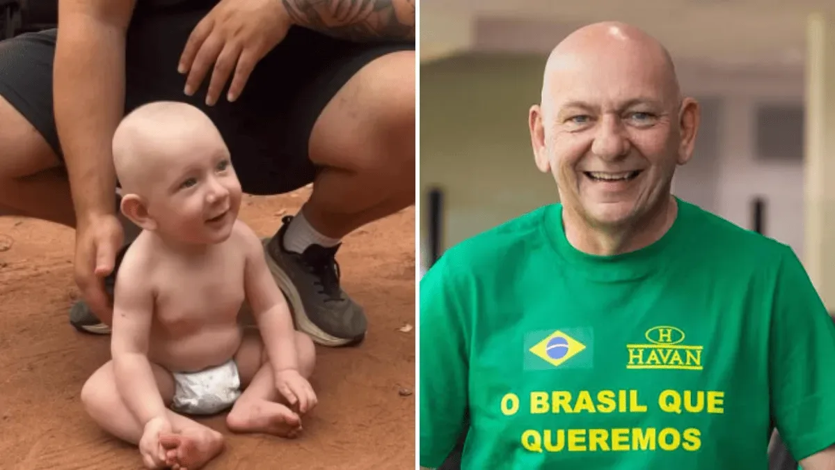 Vídeo de bebê de Araraquara com traços de Luciano Hang supera seis milhões de visualizações