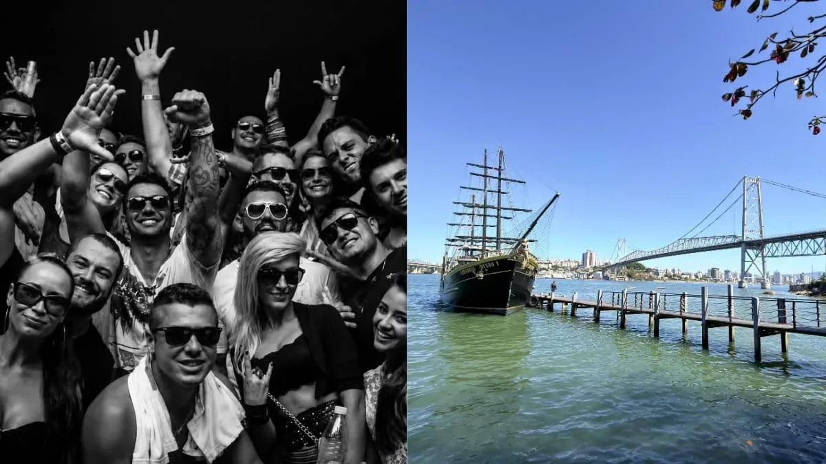 Private Floripa prepara festa em barco para 150 pessoas em Florianópolis