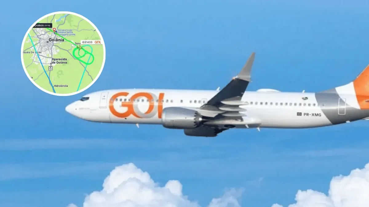 Avião da Gol retorna a Goiânia após declarar emergência durante voo