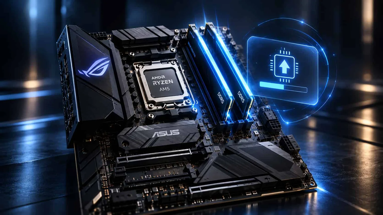 Novas BIOS da ASUS ajustam latência de DDR5 com chips CXMT em placas AM5