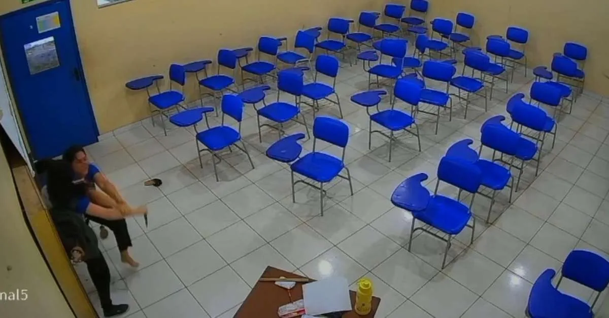 Câmeras registram confronto entre professora e estudante em escola de Cametá