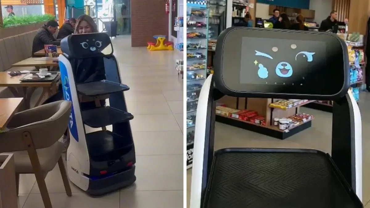 Rede Delta testa robôs para levar pedidos às mesas em Itaiópolis