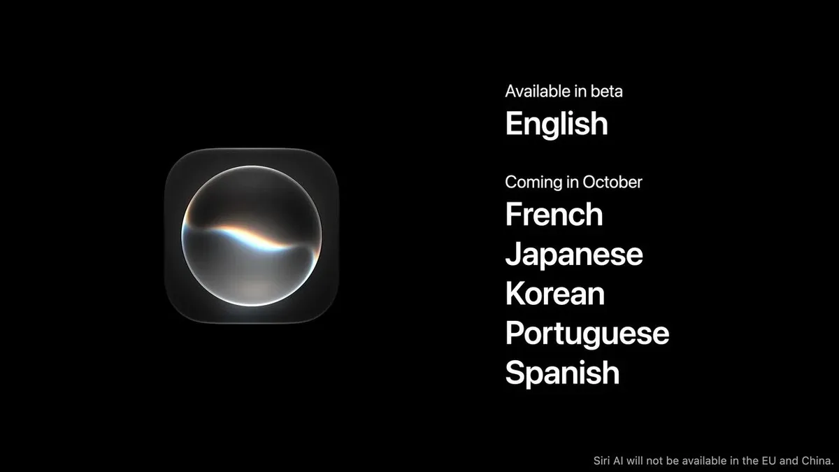 Siri AI terá comandos de voz em português a partir de outubro