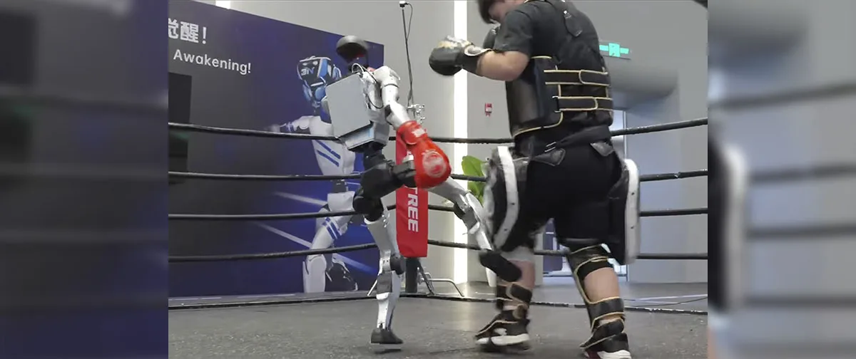 Robô G1 decide golpes e movimentos com inteligência artificial durante luta