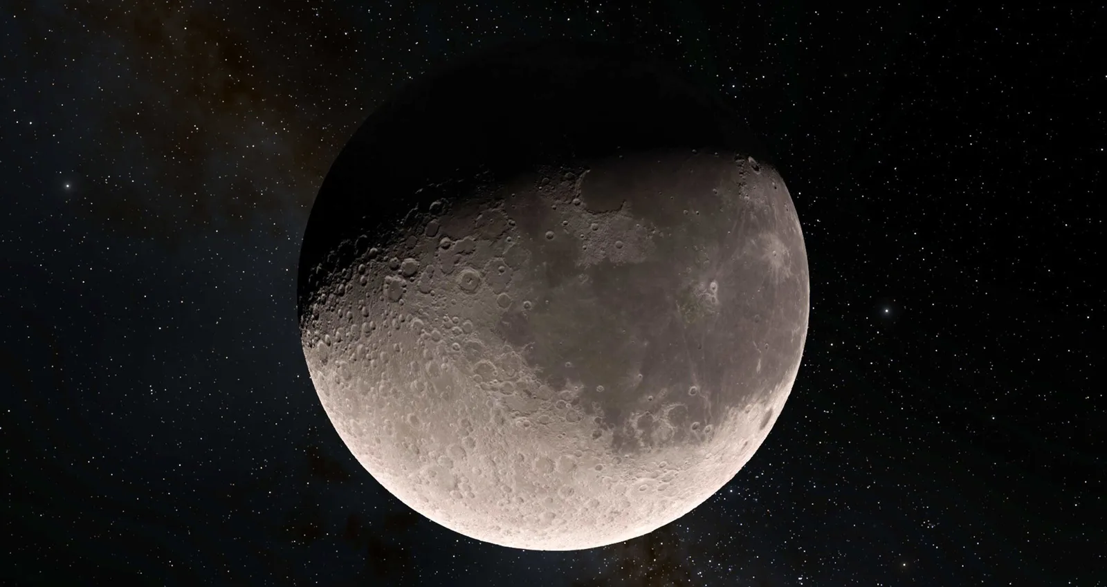 Lua está crescente e 92% visível nesta quarta-feira