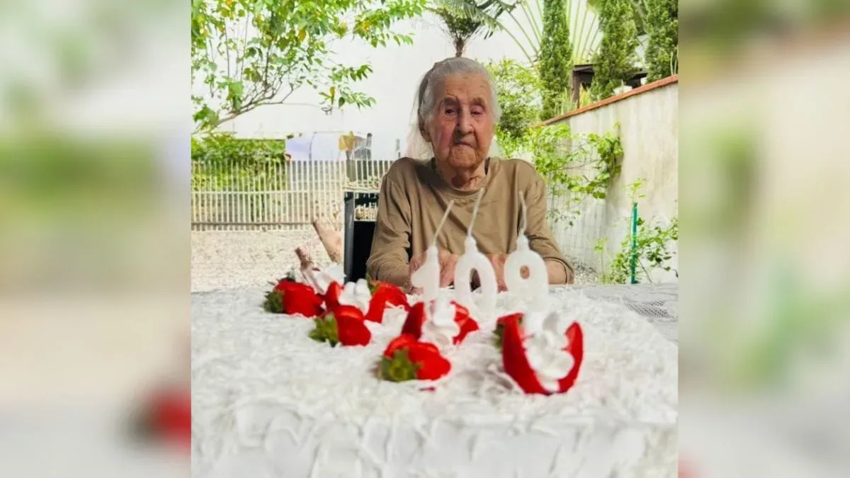 Maria Hermogênea dos Santos, de 109 anos, é a mais velha de Santa Catarina