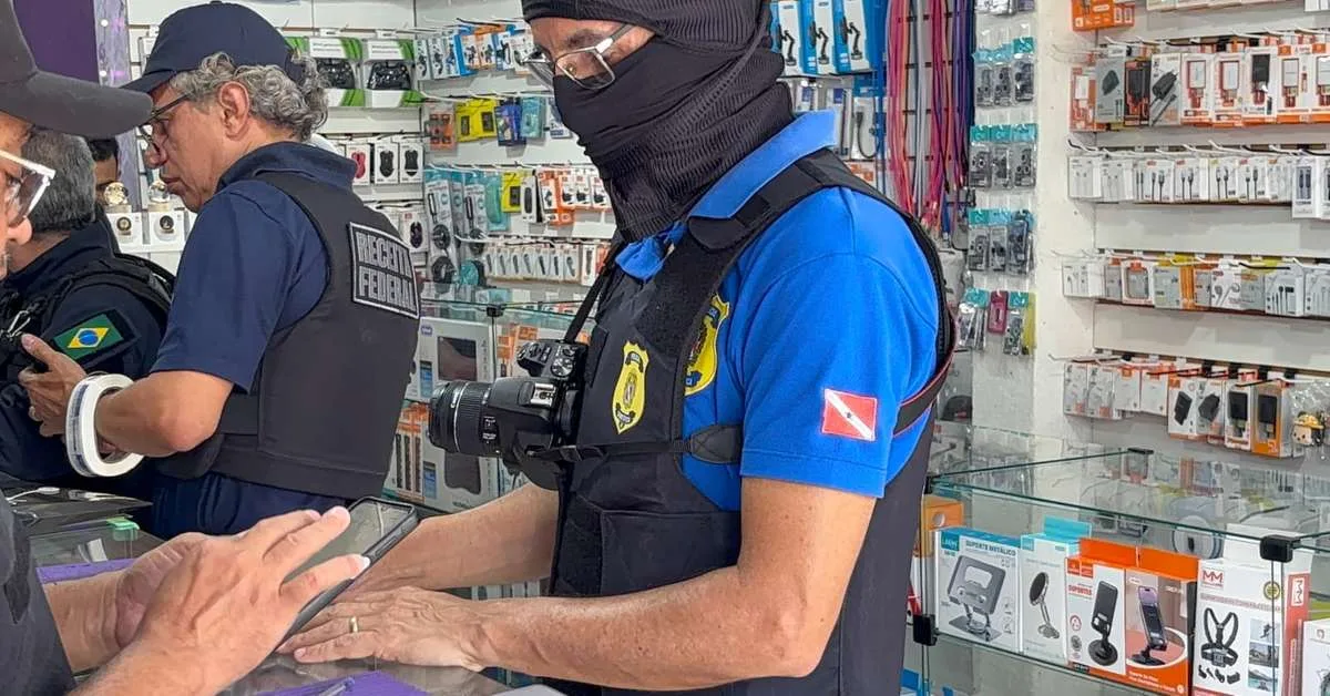 Fiscalização mira comércio de celulares com registro de roubo no Pará