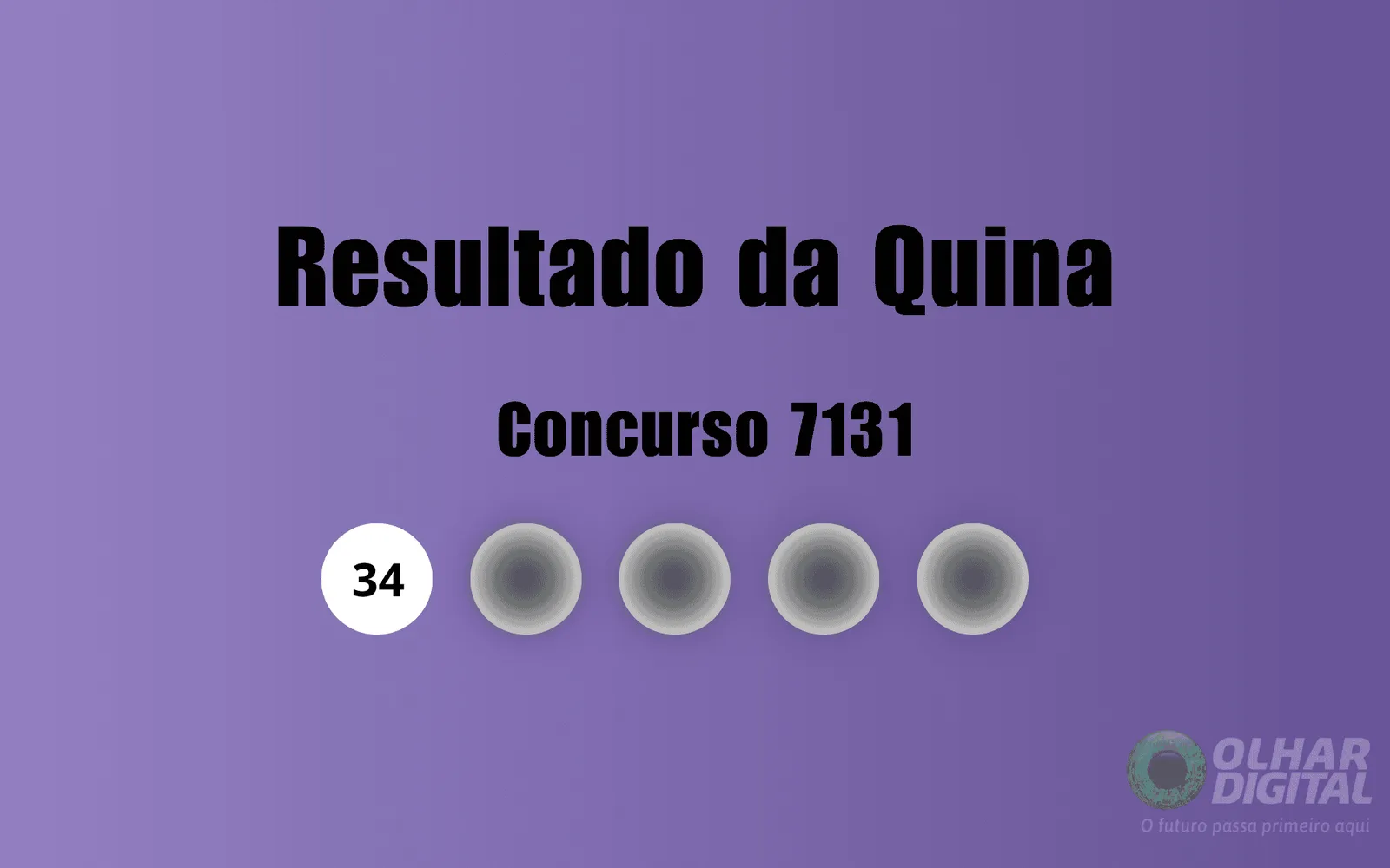 Quina 7131 sorteia prêmio de R$ 13,5 milhões; confira as dezenas