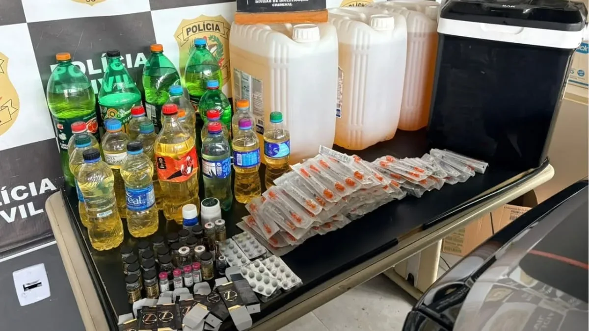 Investigação em Indaial apreende tirzepatida sem registro e anabolizantes estrangeiros