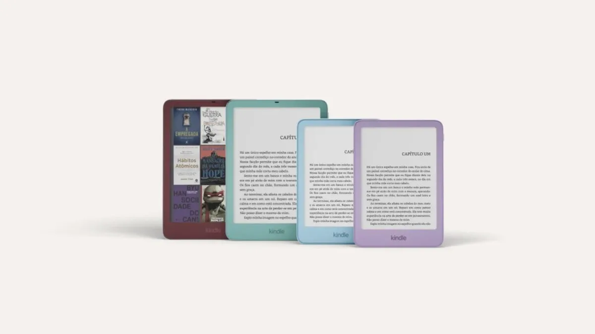 Amazon atualiza Kindle básico, Paperwhite e Colorsoft com novos recursos