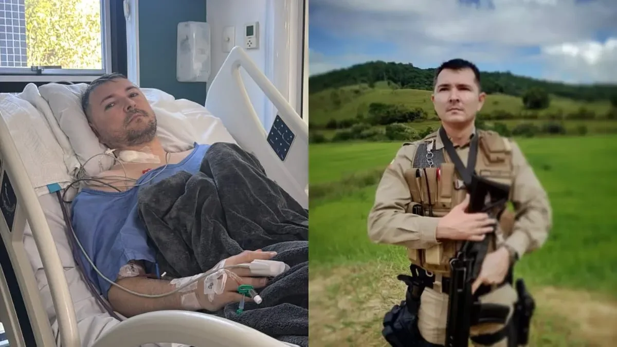Cabo da PM de Santa Catarina diz que seguirá tratamento após atropelamento