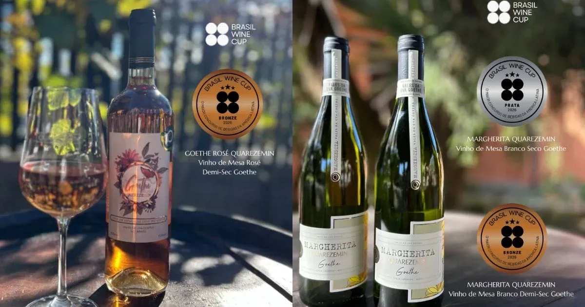 Vinho Goethe de Nova Veneza vence categoria nacional de brancos