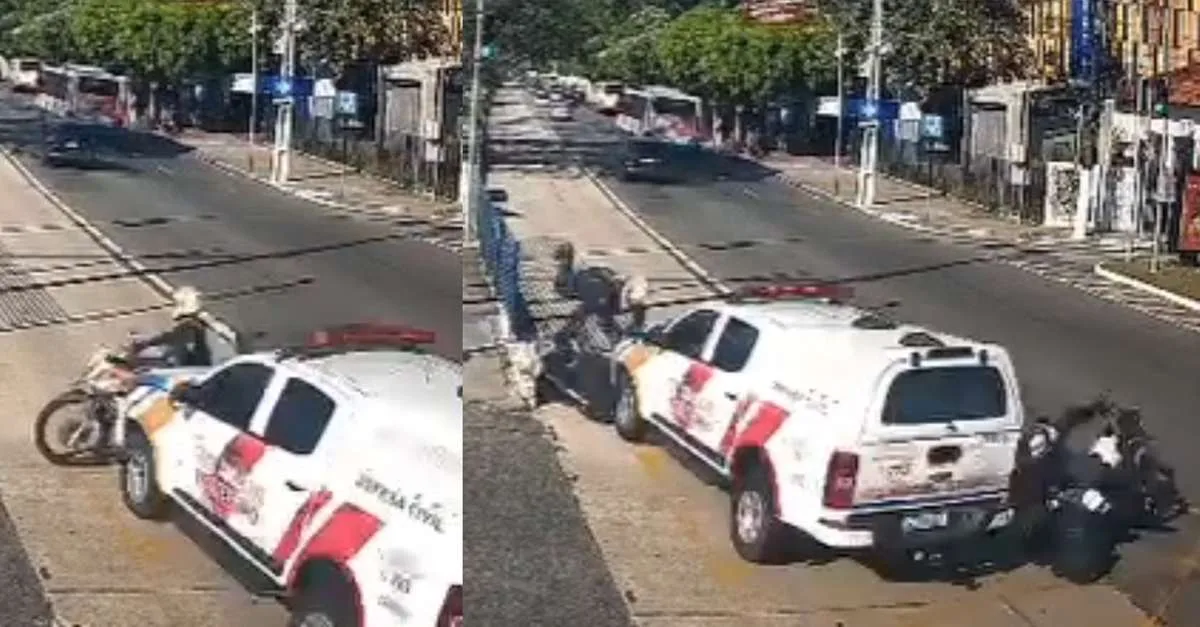 Colisão em Belém fere dois motosocorristas do Samu