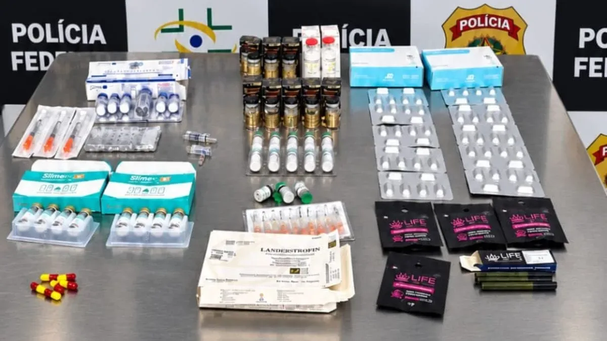 Homem é preso no Galeão com medicamentos e anabolizantes comprados no Paraguai