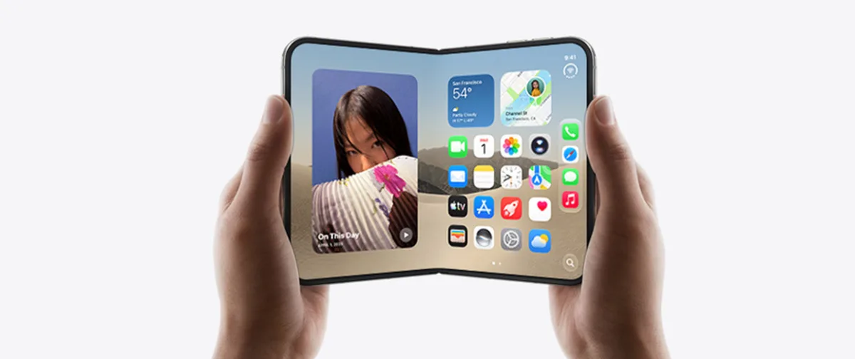 Apple combina IA, laser e impressão 3D na dobradiça do iPhone Duo