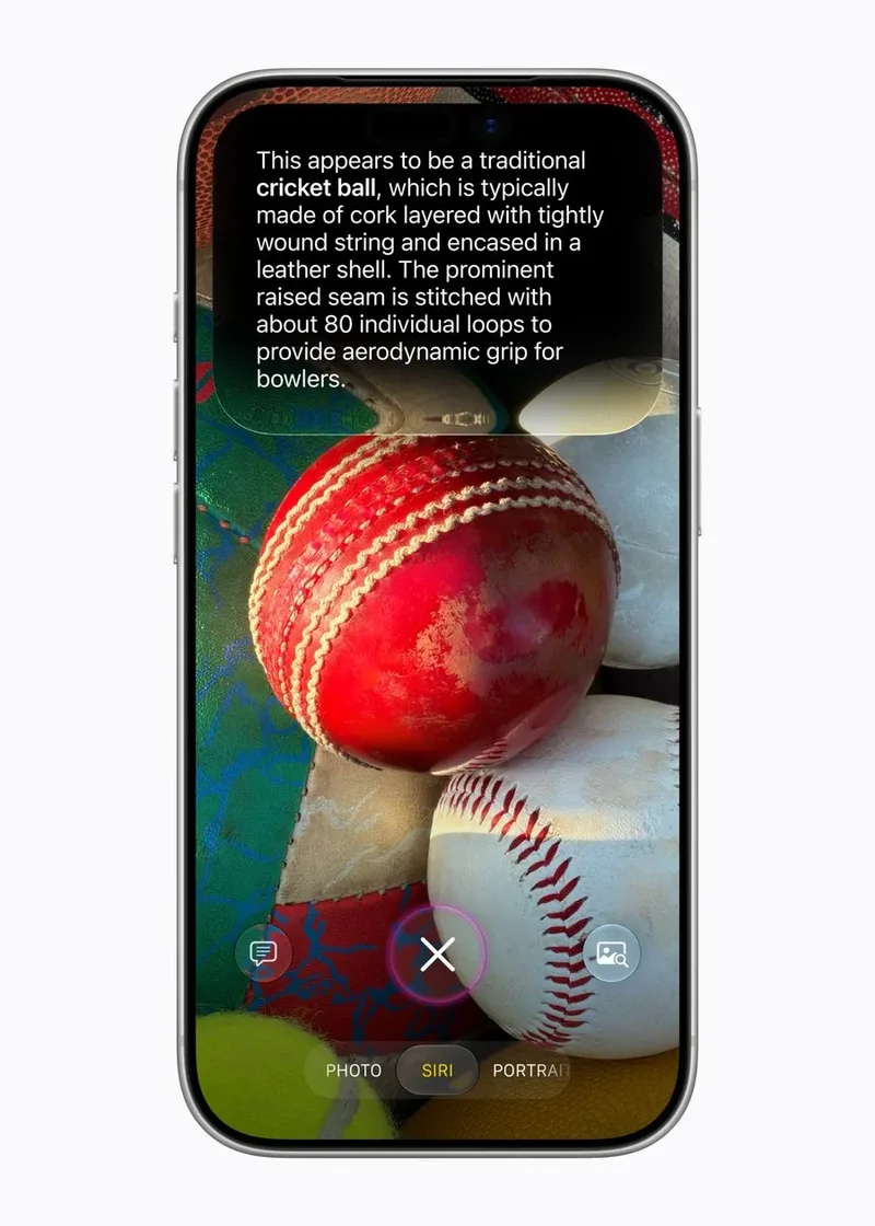 Câmera do iPhone passa a permitir perguntas à Siri AI