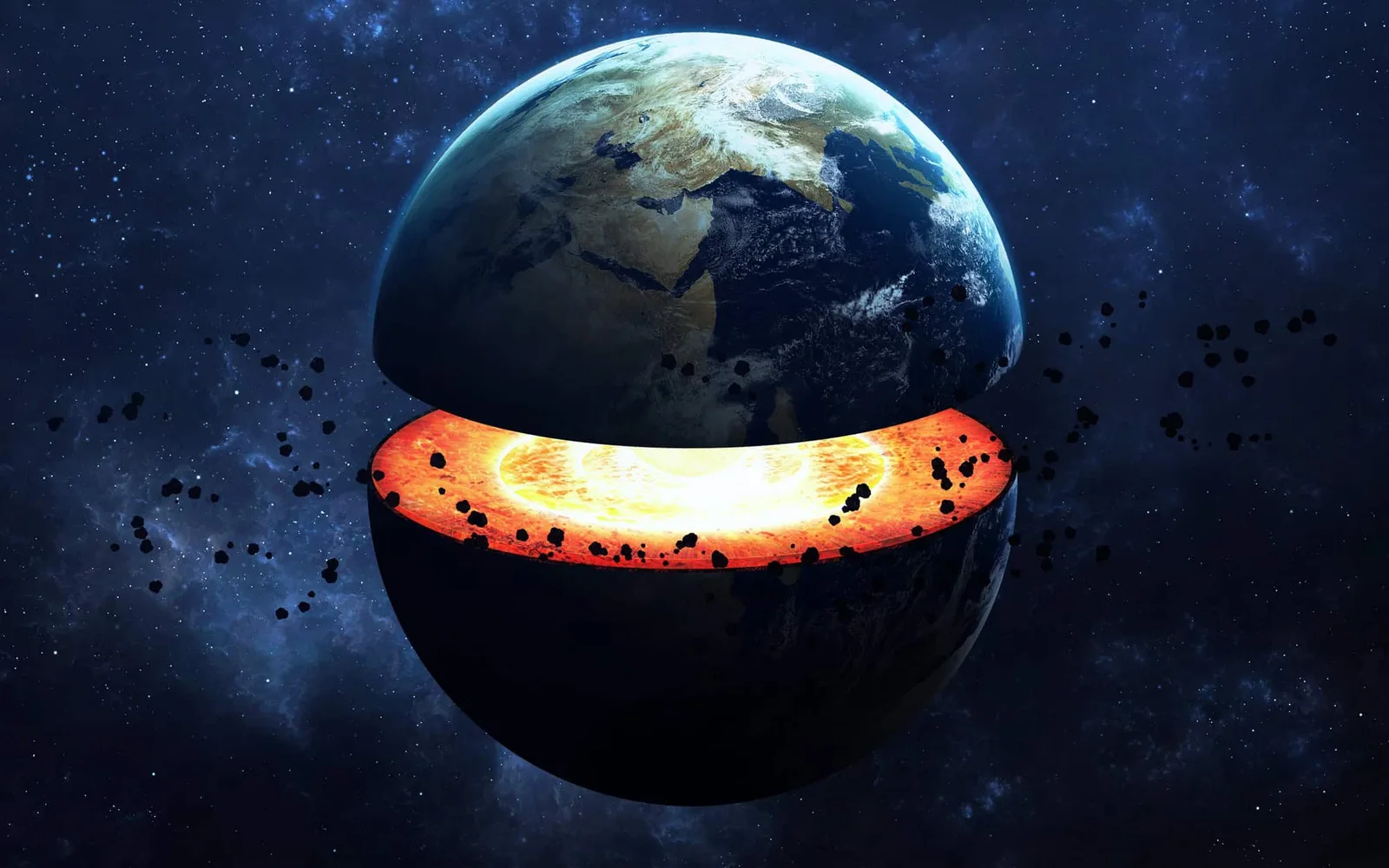 Dados de terremotos apontam seis regiões incomuns no interior da Terra