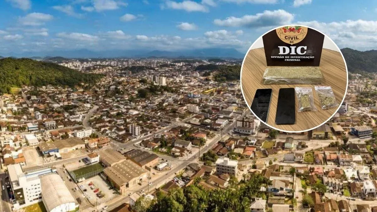 Operação da Polícia Civil prende cinco pessoas em dez bairros de Joinville