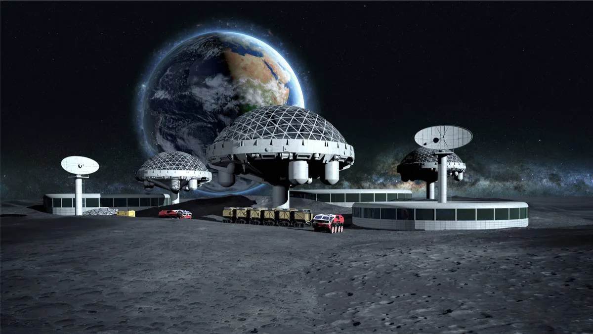Cidade lunar com um milhão de habitantes teria água por pouco mais de um século