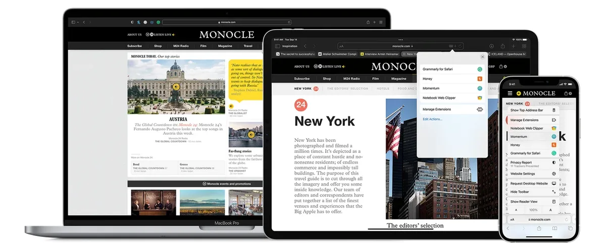 Como corrigir a sincronização das extensões do Safari entre aparelhos Apple