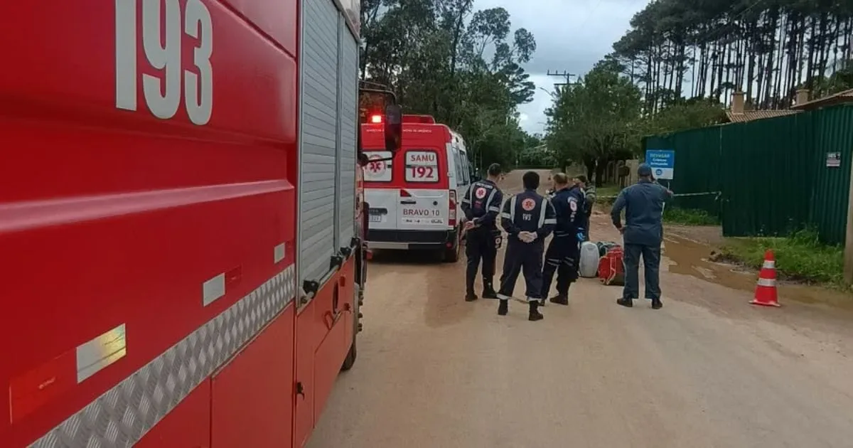 Homem morre após ser atingido por fio de média tensão em Garopaba