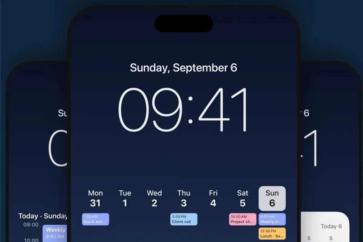 Planwall leva eventos do calendário para a tela bloqueada do iPhone