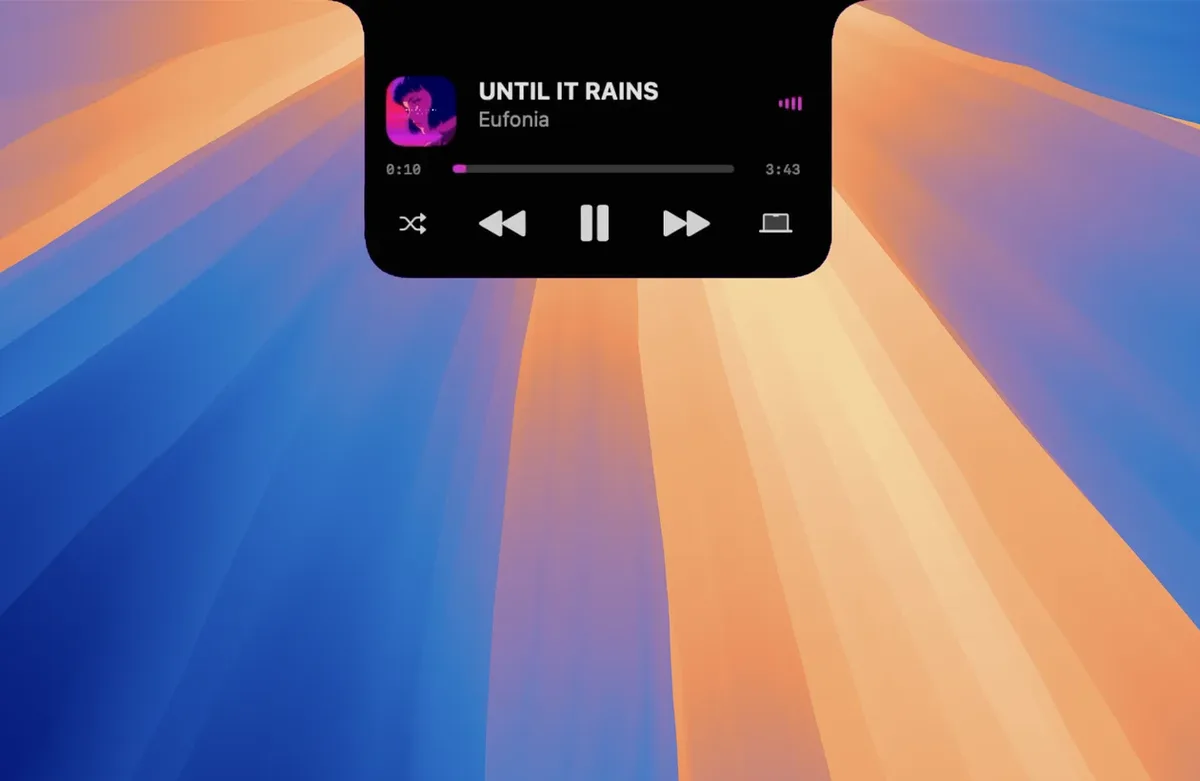Apps levam recursos da Ilha Dinâmica para o notch do Mac