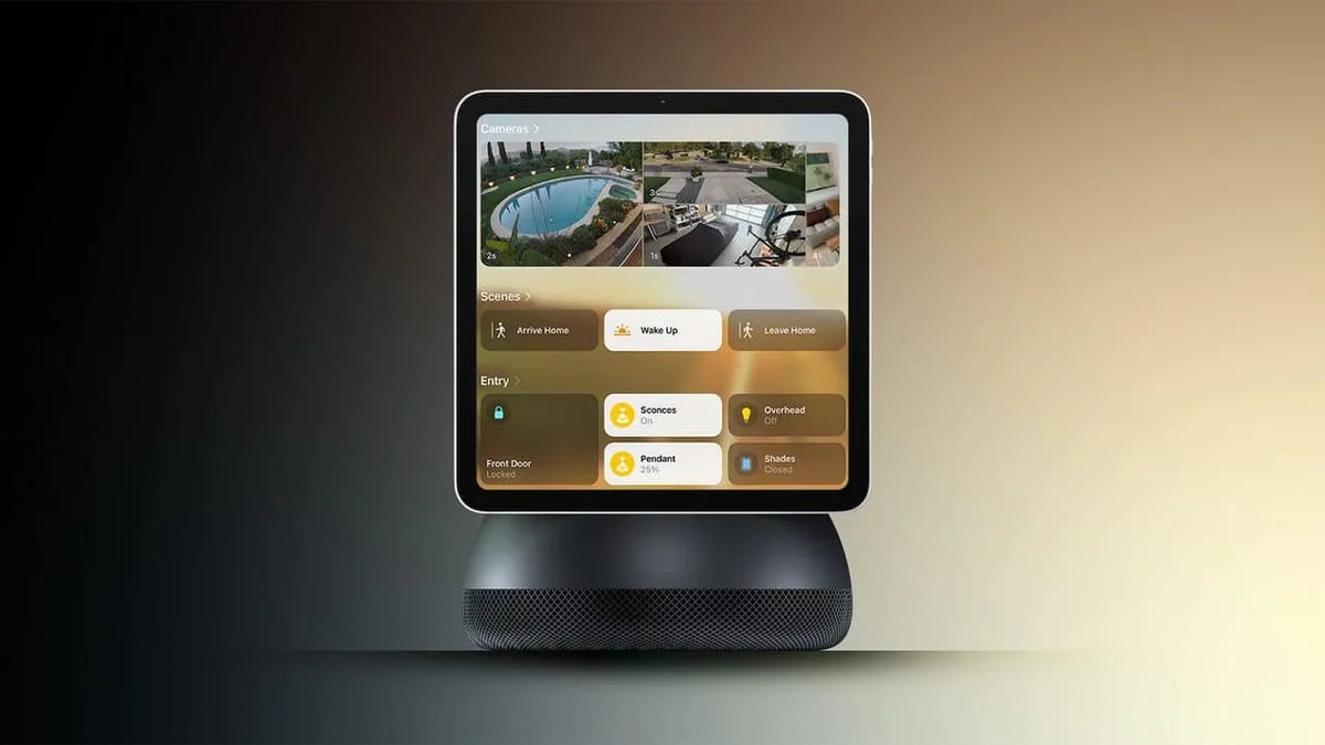 Apple prepara hub doméstico com IA e duas opções de design