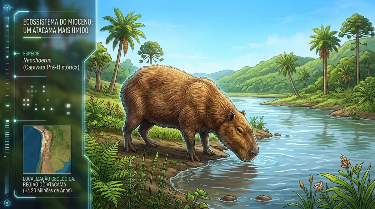 Dente de capivara indica que o Atacama já teve rios e vegetação