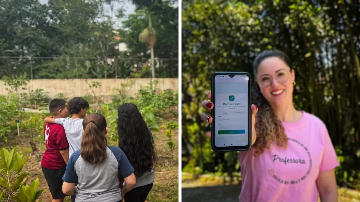 Projeto com terrários leva professora de Blumenau à final do Prêmio Educador Nota 10