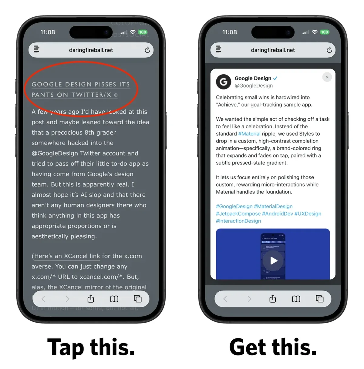Litterbox abre posts do X em popup no Safari sem usar cookies
