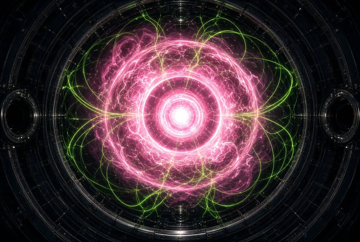 Câmera registra em cores o movimento do lítio em plasma de fusão