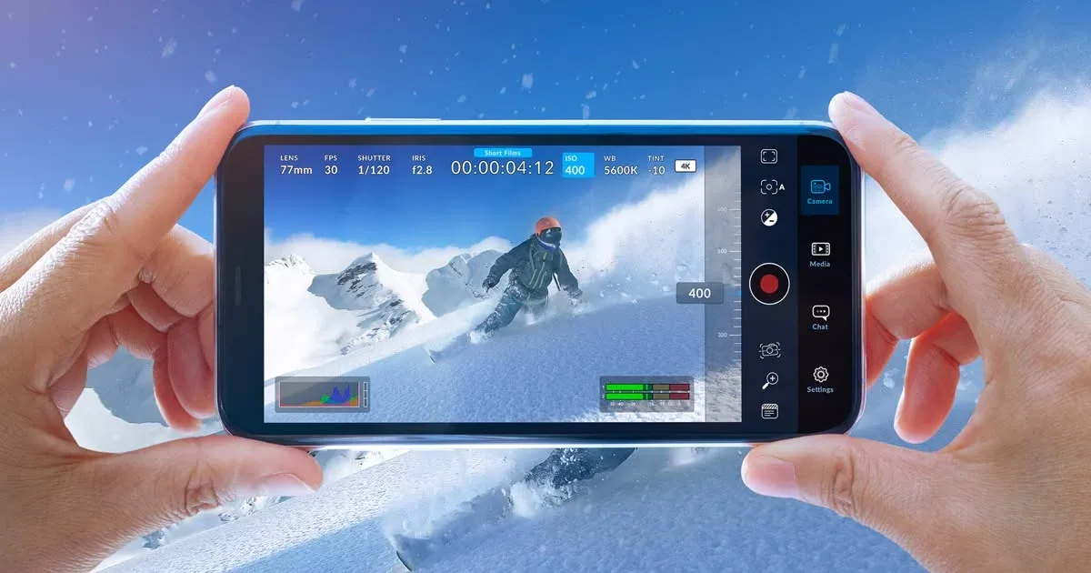Atualização do Blackmagic Camera amplia opções de gravação nos iPhones 18 Pro