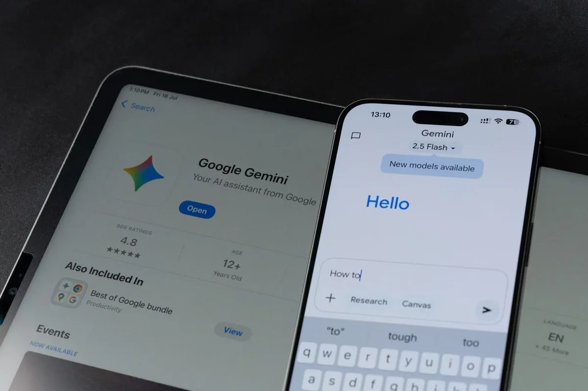 Resposta do Gemini pode virar rascunho no Gmail em dispositivos Apple