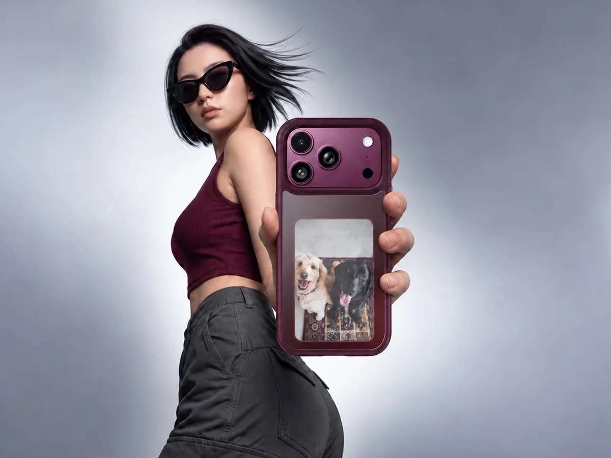 UGREEN apresenta capa com tela de tinta eletrônica para iPhones 18 Pro