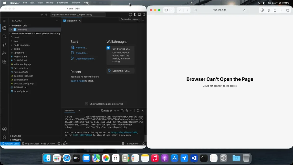 Origami transforma iPhone em ambiente de desktop para monitor externo