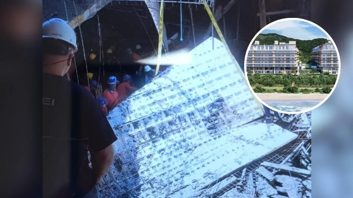 Acidente em obra de residencial de luxo deixa um morto na Praia Brava