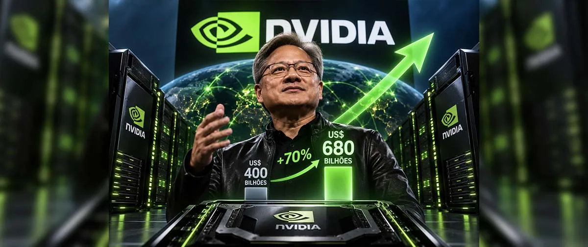 NVIDIA aposta na demanda por infraestrutura de IA para ampliar receita