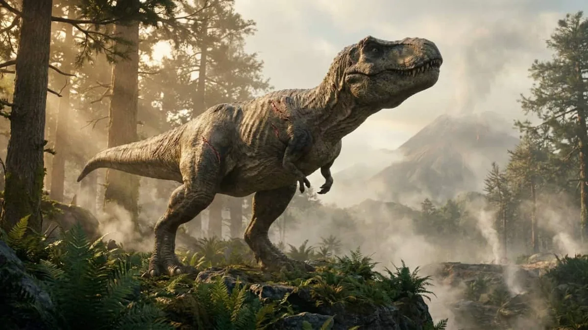 Esmalte de dentes revela temperatura corporal do T. rex