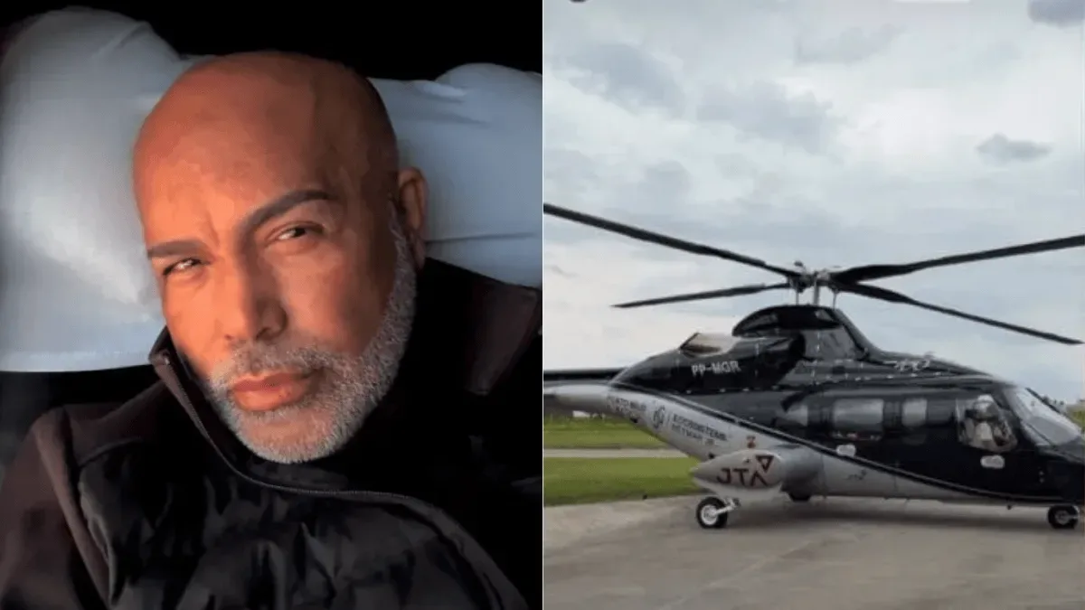 Buscas por helicóptero com cantor Rick continuam em Santa Catarina