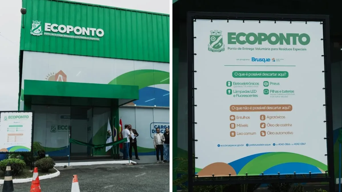 Brusque combina Ecoponto e coleta de volumosos para descarte gratuito